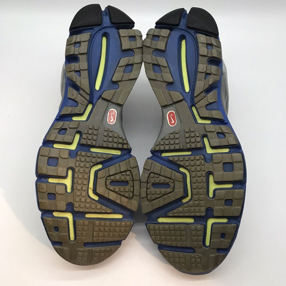 Nike Lunarglide 2+ Sneakers Men's 12 Gray & Blue 407648-099 Lace Up Running Shoe - Picture 8 of 13